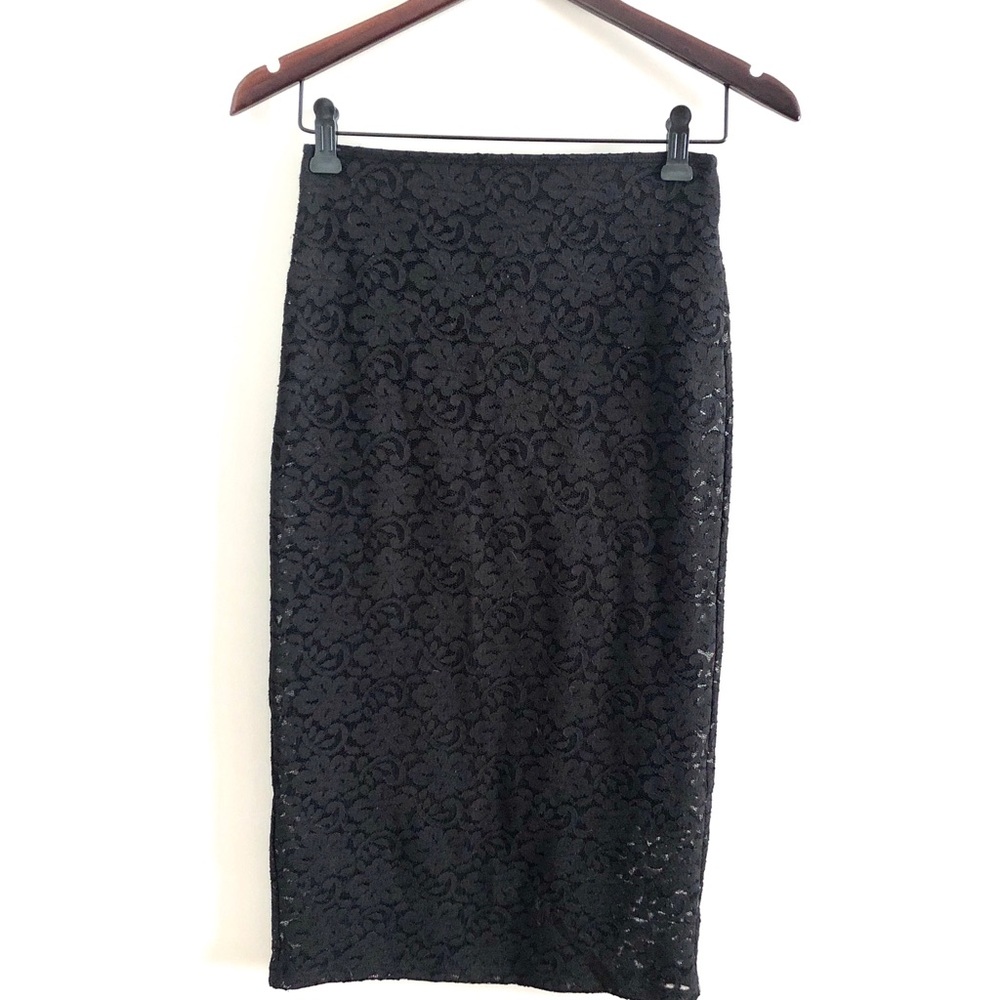 Abercrombie & Fitch midi lace skirt